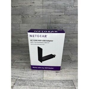 NETGEAR AC1200 USB 3.0 Wi-Fi Adapter - A6210-10000S - New
